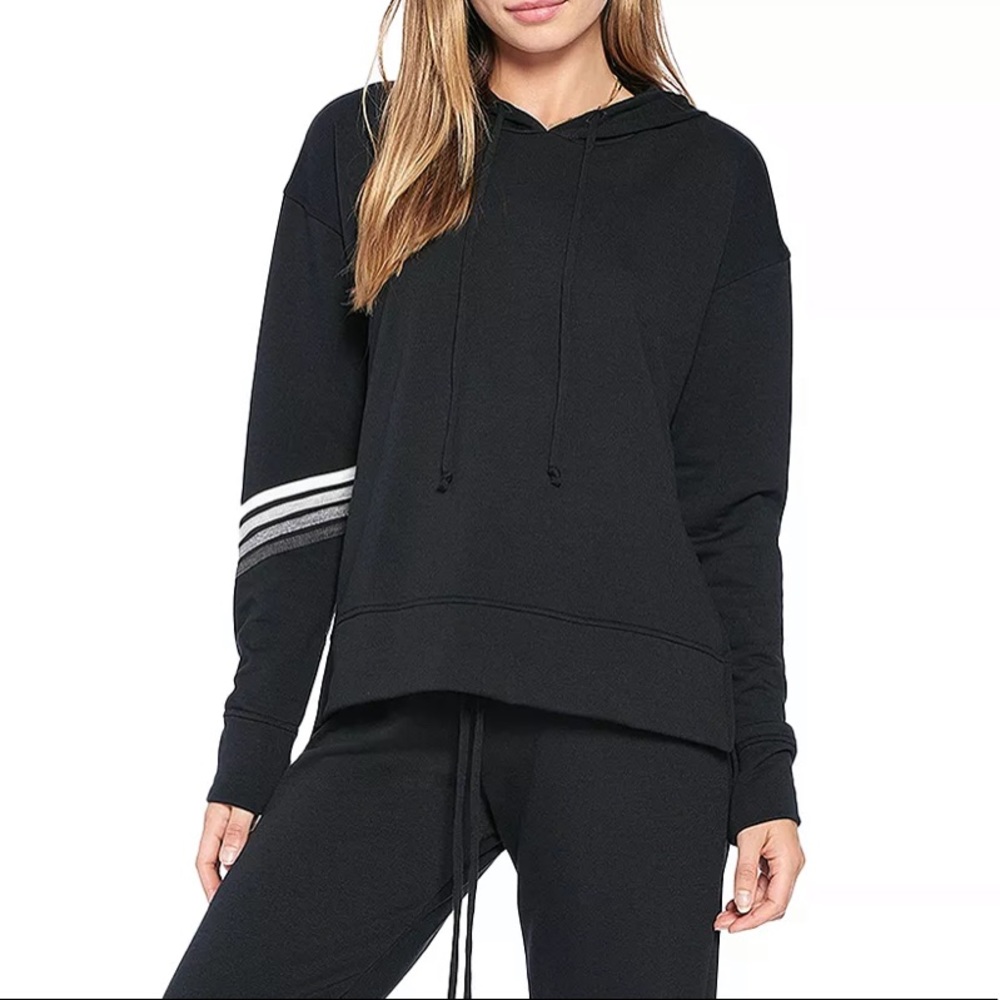 Ombré piped sweatshirt